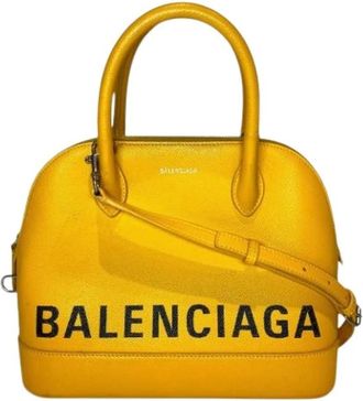 Balenciaga Pre-owned Vintage Handtas - Dames - Vintage Handtas - Geel - ONE Size - Leer - Vintage