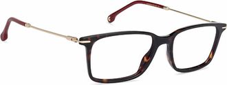 Carrera Unisex 205 Rectangular Eyeglasses In Dark Tortoise