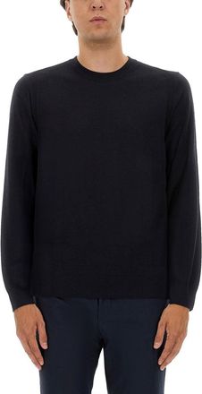 HUGO BOSS Regular Fit Wool Sweater-Uomo
