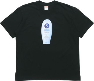 SUPREME FW19 Week 1 Super Cream Tee Short Sleeve Unisex Black SUP-FW19-211