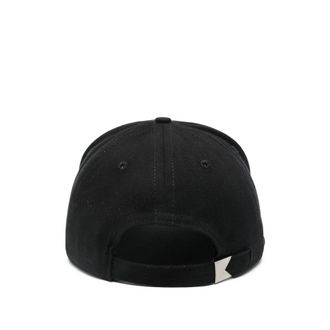 Rhude RHPS26HA01124 Embroidered Yacht Club Baseball Cap - Black