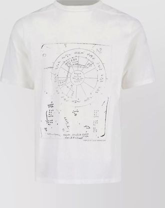 Rick Owens crew neck t shirt astrological print