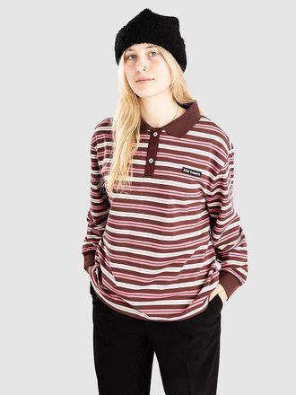 Blue Tomato Striped Polo pink