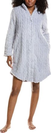 Ellen Tracy Plush Short Zip Robe