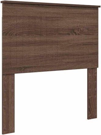 vidaXL Cabecero Con Cabecera Roble Marr&oacute;n 90 Cm Madera Contrachapada Vidaxl