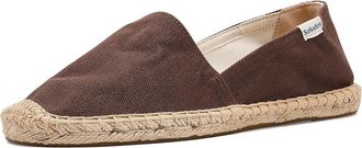 Soludos Dali Original Espadrille Womens Flat Shoes Iberia Brown : EU 41 (US Womens 10-10.5) B - Medium, Cotton