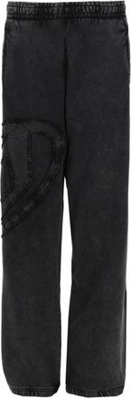 Diesel Black Relaxed Elasticated Pants