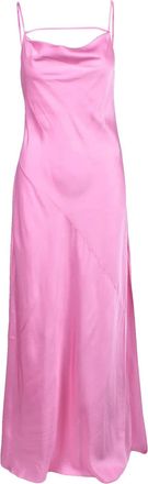 Patrizia Pepe Pink Fluid Viscose Maxi Dress