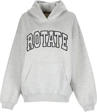 Rotate Grey Logo Hood Sweatshirt