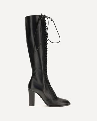 Dolce & Gabbana Lace-up knee-high Boots Female 38