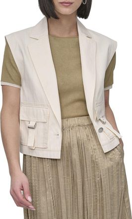 DKNY Tumble Twill Vest