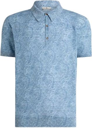 Etro Etro Poloshirt mit Blumenmuster