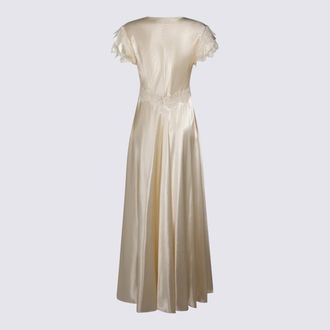 Alberta Ferretti Womens Dresses Bianco _vi