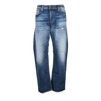 Diesel Straight Jeans, male, Blue, Size: W36 Larkee-X