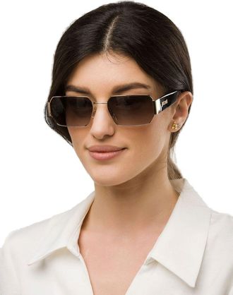 Just Cavalli Unisex Sunglasses Shiny Rose Gold Stainless Steel Eyewear