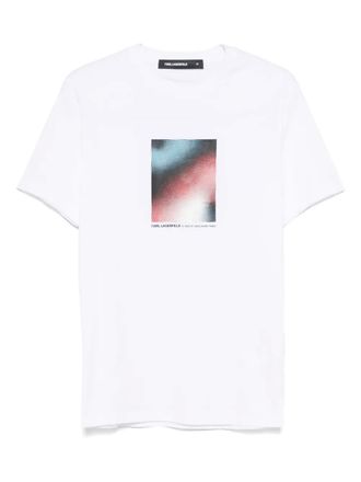 Karl Lagerfeld printed T-shirt - men - Cotton - S - White