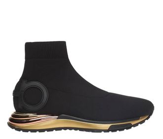 Ferragamo Ferragamo Ladies Gancini Sock Sneakers