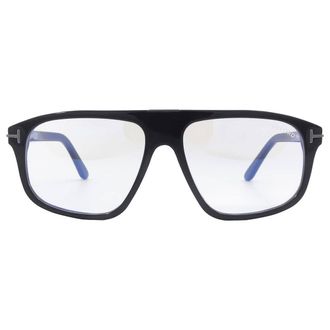 Tom Ford Blue Light Block Navigator Mens Eyeglasses FT5901-B-N 001 55