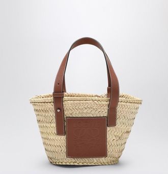 Loewe Small Basket Bag In Leaf And