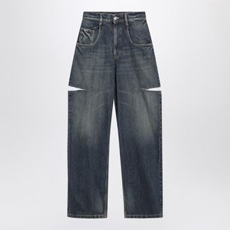 Maison Margiela Blue Ripped Washed Jeans