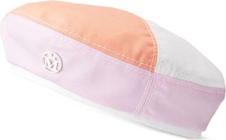 Maison Michel New Billy panelled beret - women - Cotton/Polyester - M - White