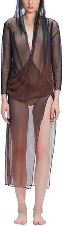 Moeva Rosie Cover Up Dress Resortwear in Black at Nordstrom, Size Medium Eu