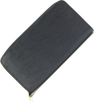 Louis Vuitton Noir Long Wallet (Bi-Fold) (Pre-Owned)