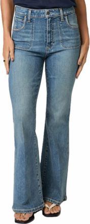 Paige Marlow Skimmer Flare Jeans In Monrovia