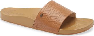 Olukai Kipeaa Pono Slide Sandal in Sahara /Weave at Nordstrom, Size 11
