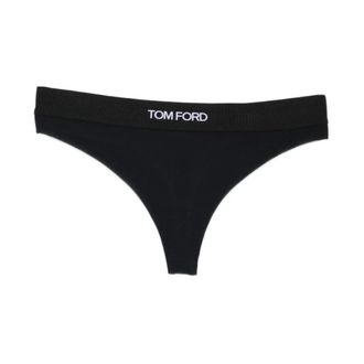 Tom Ford Bottoms, female, Black, Size: XS Modal Signature Thong