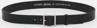 Closed Womens Cowhide Leather Classic Belt In Black