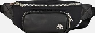 Moose Knuckles Mens Logo Zip Bag Black - Size: OS