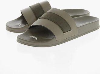 Off-white Rubber Slides With Logo Band size 49