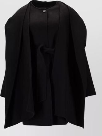 Parosh wool poncho