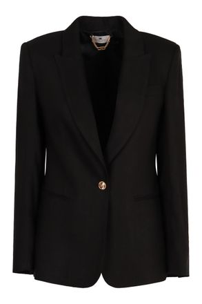 Elisabetta Franchi Single-Breasted One Button Jacket