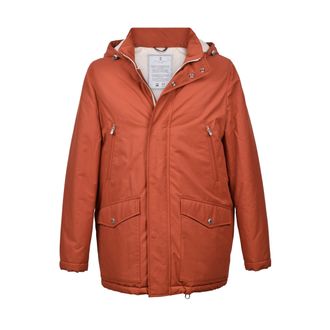 Brunello Cucinelli Bicolor Cotton Mens Parka
