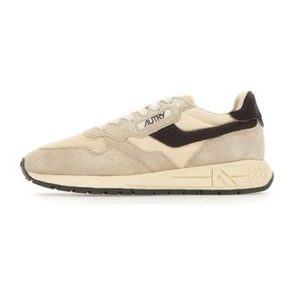 Autry Reelwind Low - Dames - Sneakers - Beige - 39 EU - Katoen - Schoenen