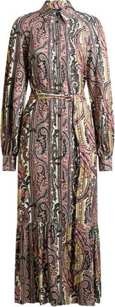 Etro paisley-print shirt dress - women - Fabric - 44 - Pink
