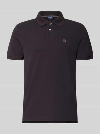 Mc Neal Regular Fit Poloshirt mit Label-Stitching in Black, Gr&ouml;&szlig;e XXXL