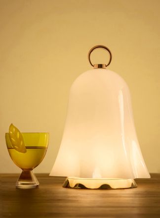 VENINI Fantasmino XL Hand-Blown Murano Glass Portable Lamp