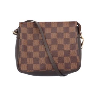 Louis Vuitton Brown Damier Canvas Leather Pouch (Pre-Owned)