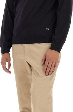 Paul Smith Logo Merino Wool Sweater - Blue