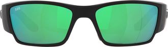 Costa Corbina Pro 61mm Rectangular Sunglasses in Green Mirror at Nordstrom