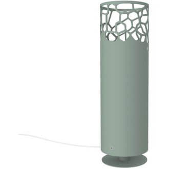 Lumicom Organic Lampada da terra, 1X E27, max 42W, metallo, verde, H.30cm - Lumicom