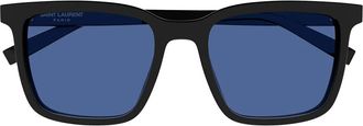 Saint Laurent Sunglasses Sl 500 007 Black/Blue Men