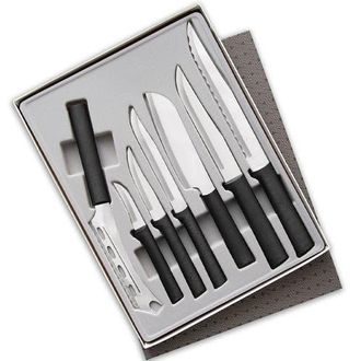 Rada 7 Piece Starter Knife Set Part 2 with Gift Box in Black at Nordstrom
