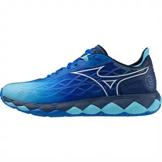 Mizuno Womens Wave Enforce Tour Ac Sneakers In Aqua/blue