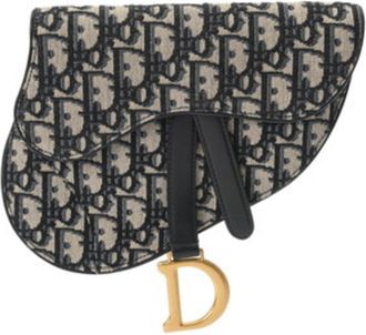 Dior Beige Navy Canvas Fanny Pack (Pre-Owned)