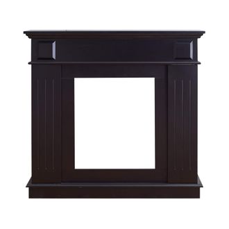 Mobili Rebecca Mobili Rebecca - Rebecca Mobili Marco Chiminea Decorativa Madera Negro Retro 100x109x26
