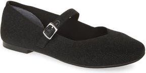 Me Too Shelby Mary Jane Flat in Black Sparkle Mesh at Nordstrom Rack, Size 5.5